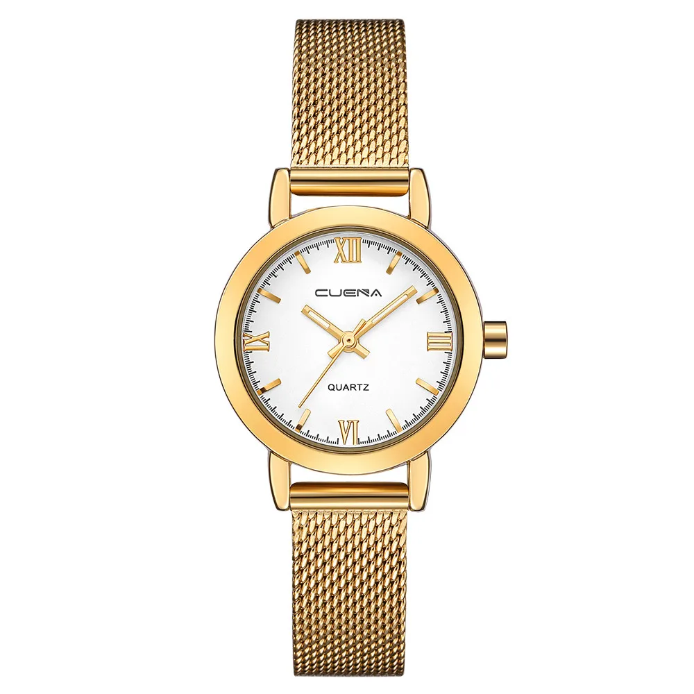 Montre Femme,, Топ бренд, роскошные женские часы, браслет из нержавеющей стали с сеткой, часы, женское платье, кварцевые часы, Relogio Feminino