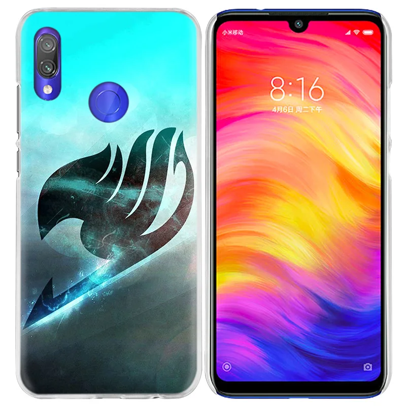 Чехол с изображением сказочного хвоста аниме для Xiao mi Red mi Note 7 8T 6 6A Pro S2 5 5A 4X mi A1 A2 9 8 lite Note10 Play F1 жесткий чехол для телефона