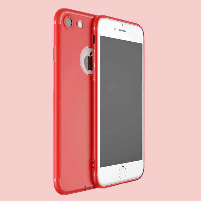 Карамельный цвет телефона чехол для iPhone X 6 S 5S SE модные милые однотонные Мягкие TPU