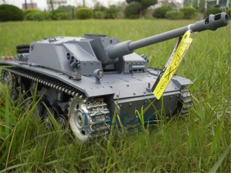 HengLong 1/16 масштаб модернизированная металлическая Версия Немецкий Stug III RTR радиоуправляемая модель танка 3868 TH00047
