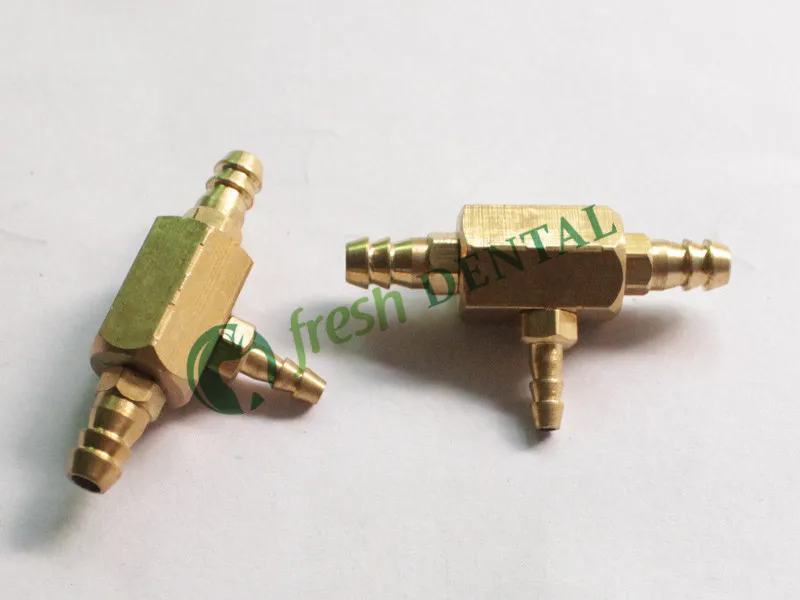 Один ПК стоматологический три принять клапан 3 ходовой соединителя Тройник