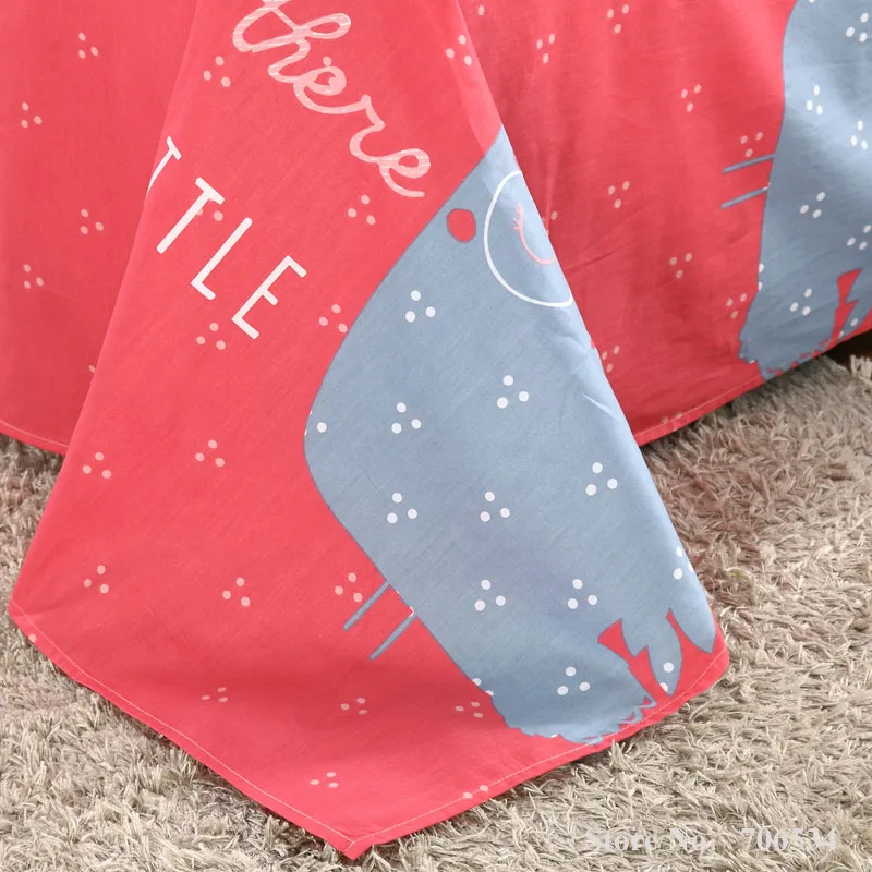 Привет там маленькая Сова пододеяльник из 100% хлопка набор постельные