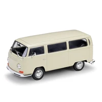 welly 124 diecast car vw type 2 t1 t2 bus mpv van cars 124 alloy car metal vehicle collectible models toys for gift