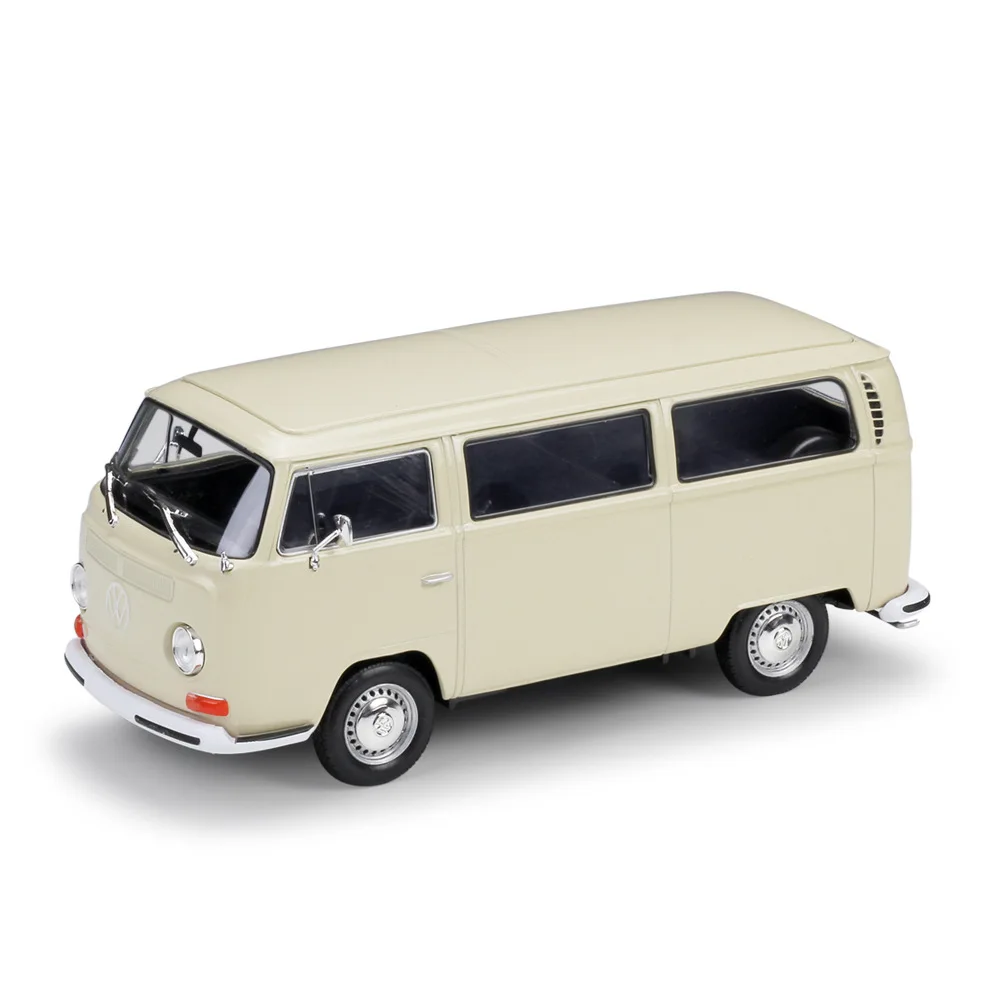 Welly 1:24 Литой Автомобиль VW TYPE 2 T2 BUS MPV VAN Cars металлический сплав автомобиль