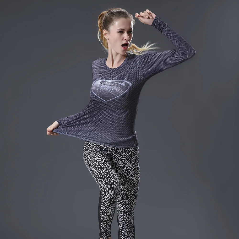 Хит 2017 Каратель супергерой Супермен/Бэтмен женская футболка с длинным рукавом