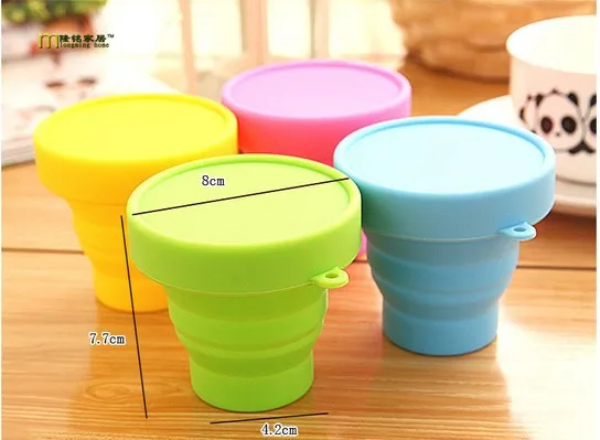 1 шт. новый складной силиконовый чайник для воды конфет путешествий tumblerful