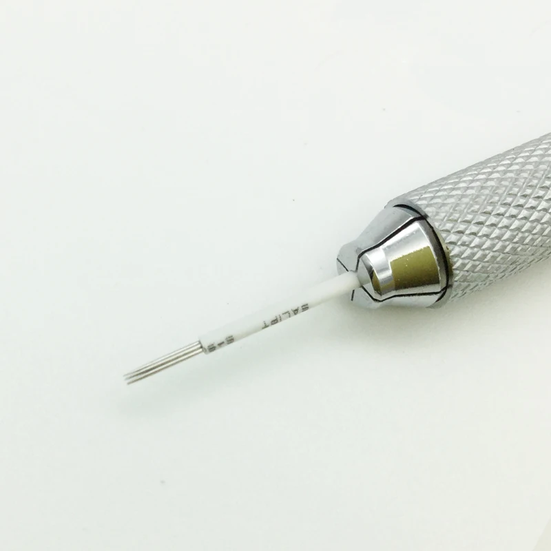 20 шт. 5 круглых игл для ручной ручки полуперманентный макияж ручная ручка тумана