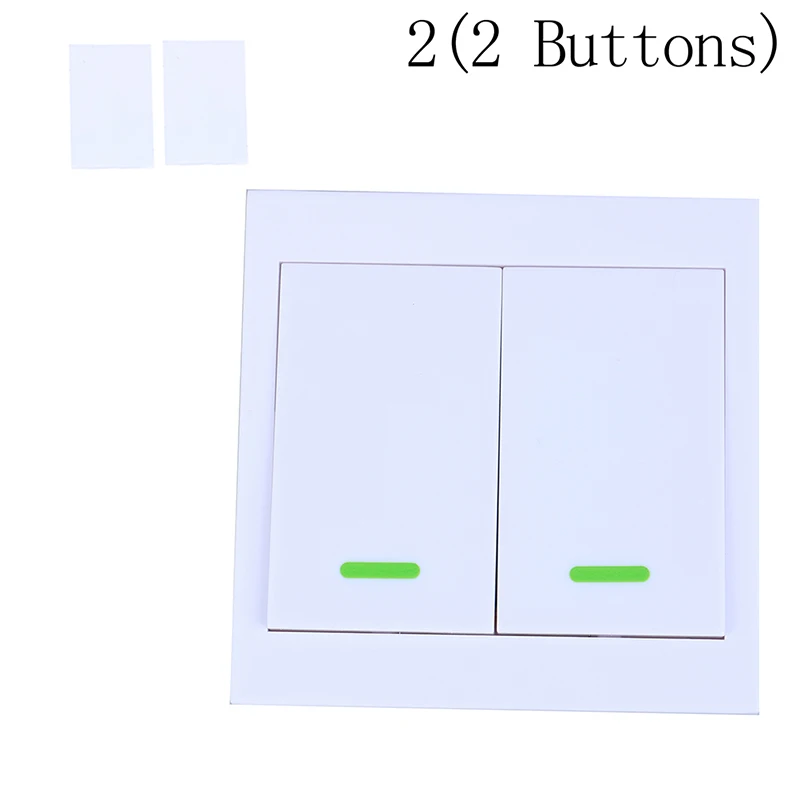 2 Button Transmitter 433 МГц 86 настенная панель беспроводной пульт дистанционного управления переключатель передатчик 1 2 3 кнопки RF приемник для спальни потолочный светильник лампа - Цвет: 2 Button Transmitter