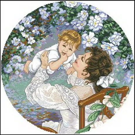 Высококачественный комплект для вышивки крестиком Joy Love dim 35139 мамы и ребенка | Дом