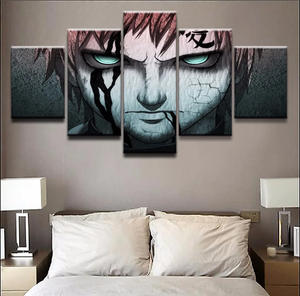 Рамок анимации картина маслом Popula 5 предмета в комплекте Wall Art Холст Картина героя