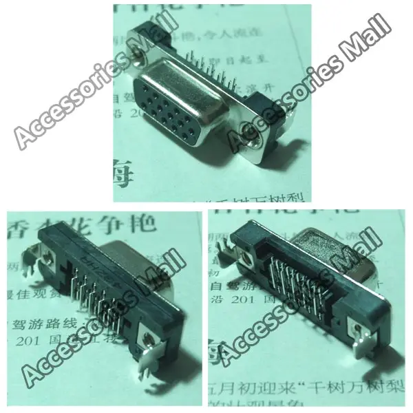 Новый разъем VGA для ноутбука Lenovo ASUS HP. ..... Jack Бесплатная доставка|vga jack|laptop vga