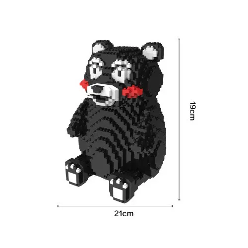 HC магические блоки Kumamon Totoro мини блоки стежка микро блоки Супер Марио DIY строительные игрушки Juguetes фигурки аукциона детские подарки