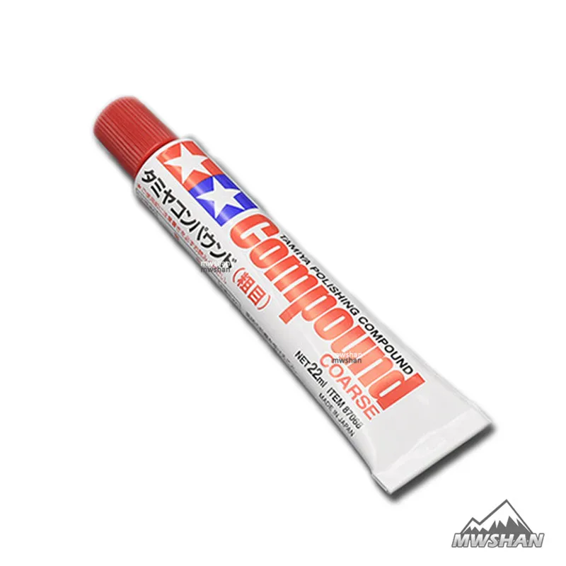 Tamiya 87068 полировальная смесь грубая для пластиковых моделей набор инструментов