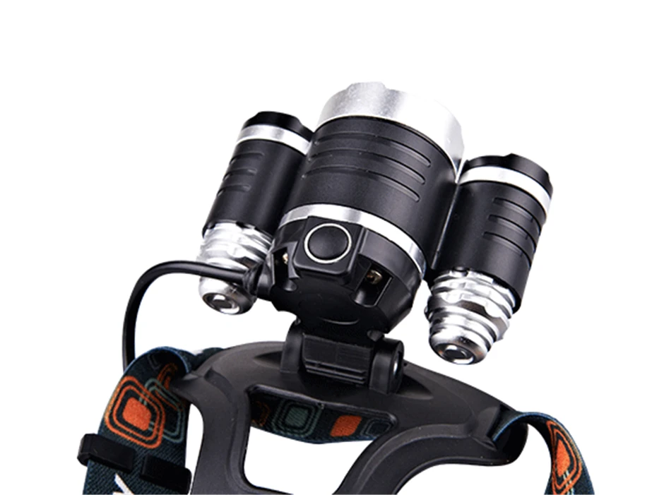 6000lm CREE XML T6 + 2r5 светодиодный фары фара Портативные прожекторы 5 режим Факел EU/US /Car