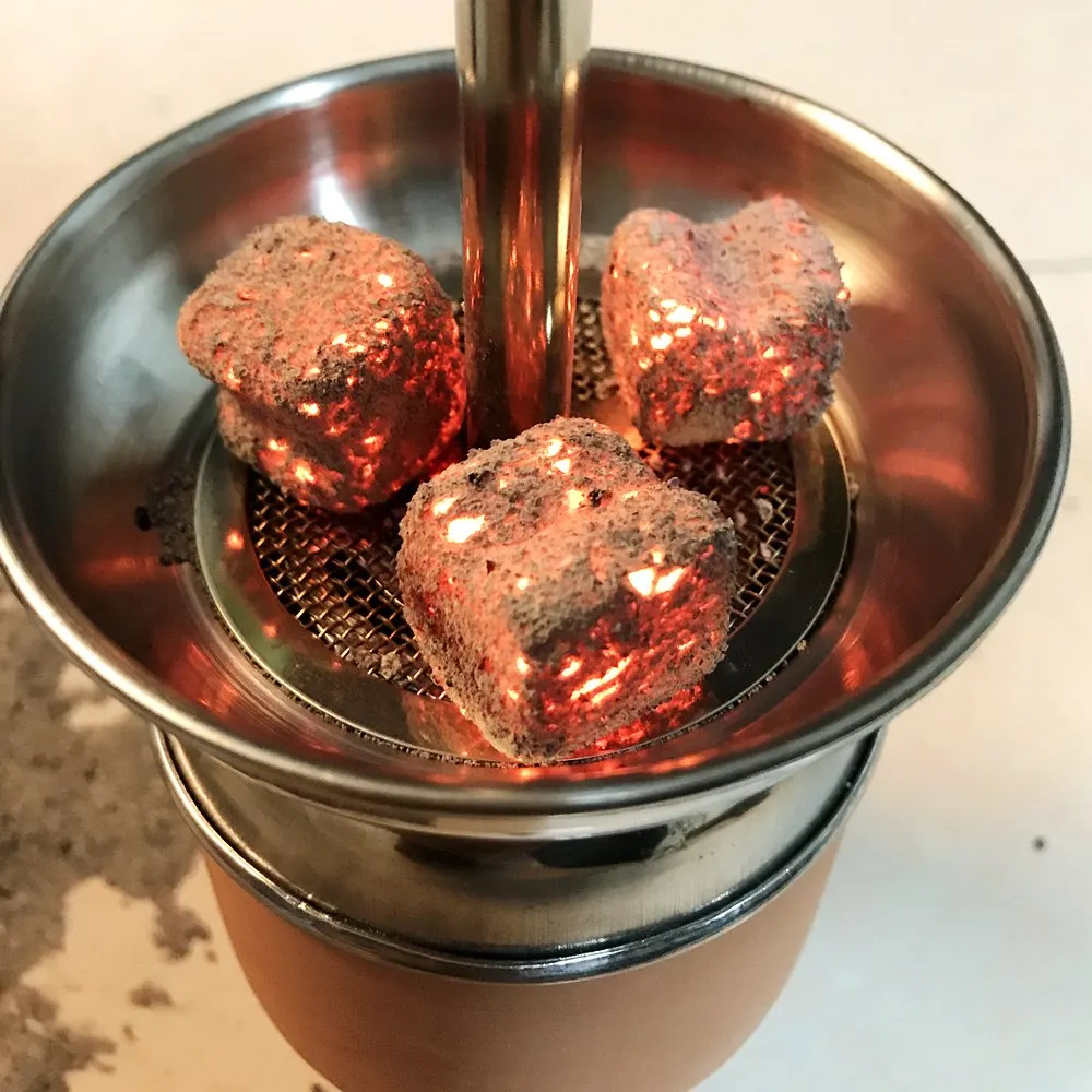 Металлический уголь для кальяна держатель для Shisha Sheesha водопровод наргуил чаша для кальяна термоподставка табак аксессуары для трубок