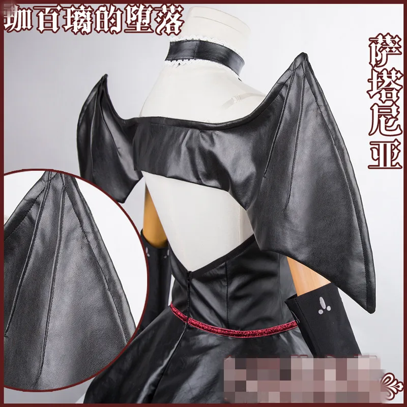 Аниме! Габриэль отключения Kurumizawa Satanichia ed платье дьявола форма Косплэй костюм для