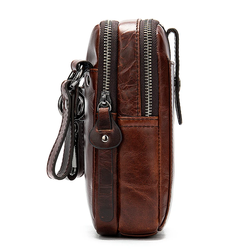 Поясная Сумка WESTAL 714 из натуральной кожи сумка для телефона Повседневная