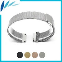 stainless steel watch band 18mm 20mm 22mm for mk magnetic clasp strap quick release loop wrist belt bracelet black gold silver