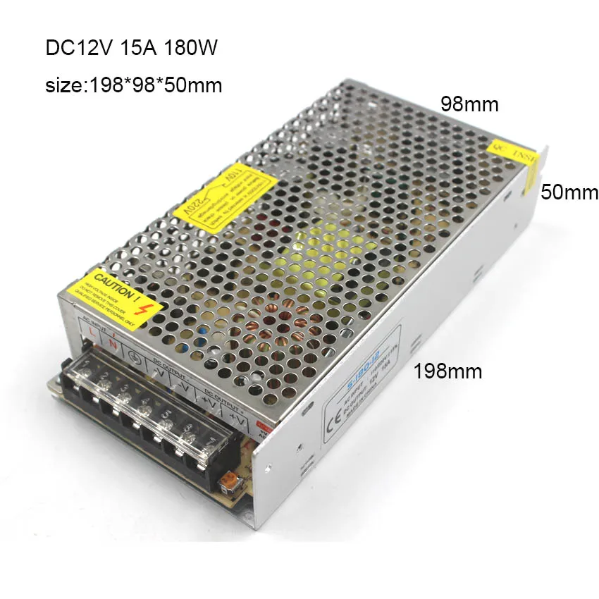 IKVVT DC 12 v Питание светодиодный трансформатор 5A 6.5A 8.5A 10A 20A 30A импульсный источник AC 110 V 220 V-12 v для светодиодный светодиодные полосы света
