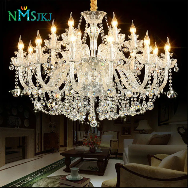 Европейский Стиль K9 хрустальная люстра светильник класса люкс Крытый настенный