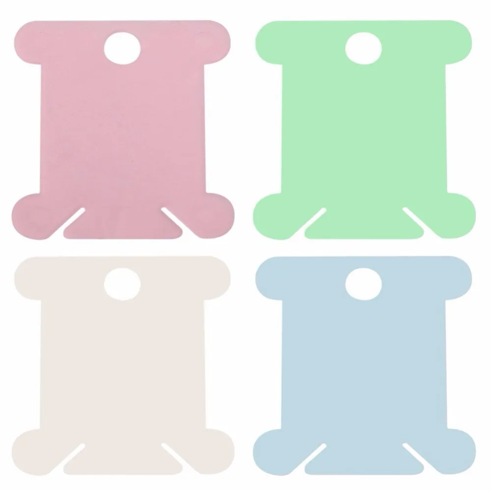 1000 шт Пластиковые вышивальные нити держатель для хранения ювелирных изделий