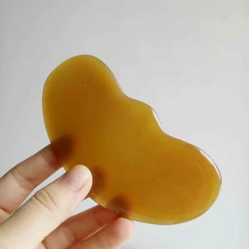Новый Белый Рог Буффало Gua Sha домашний Guasha доска для женской груди красота