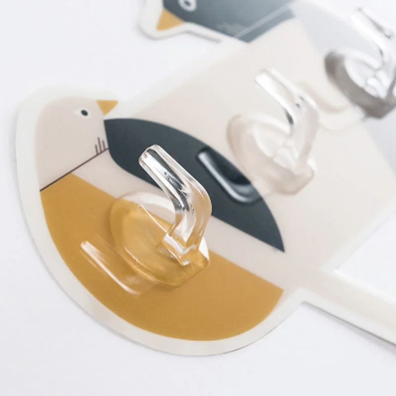 Самоклеящаяся многофункциональная компактная настенная вешалка для птиц