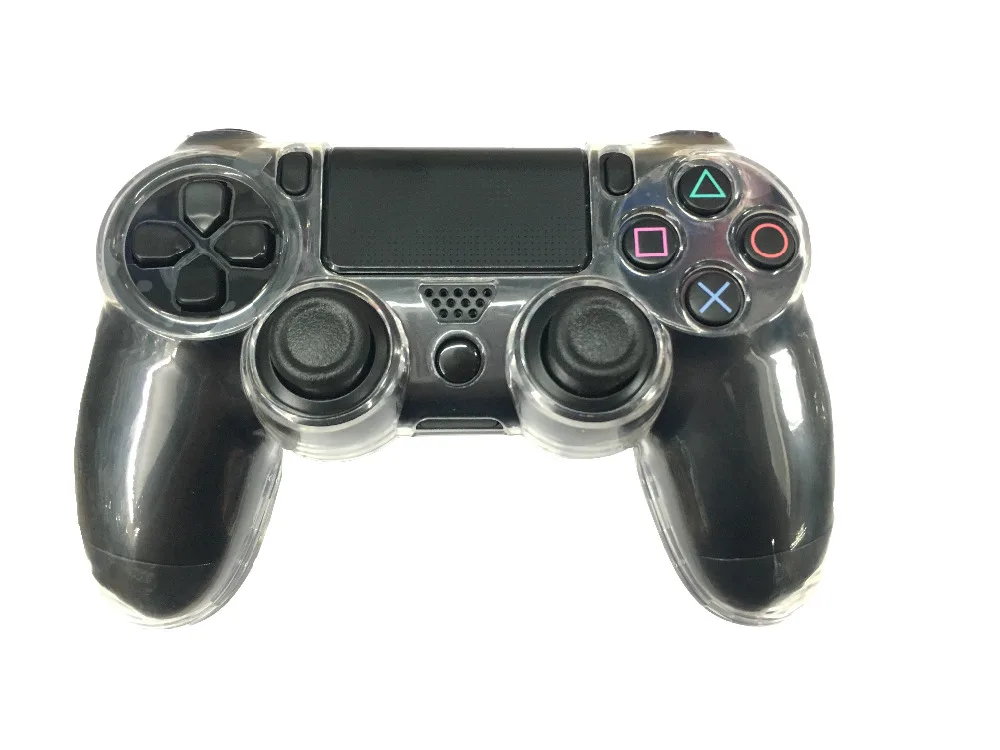 Кристальный Твердый защитный чехол для контроллера Sony Playstation 4 PS4 DualShock прозрачный