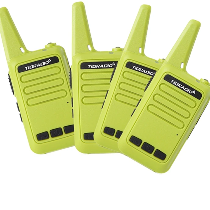 Mini Walkie Talkie 4 pcs TD-M9 Kids Radio Station UHF 400-480MHz Walkie-Talkie Children Two Way As Toy Gift | Мобильные телефоны и