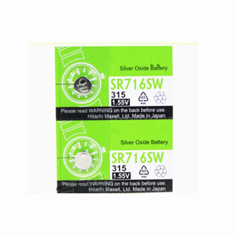 2X315 SR716 SR716SW EP2012 D315 батареи для сотовых кнопок оксид серебра мужчин и женщин