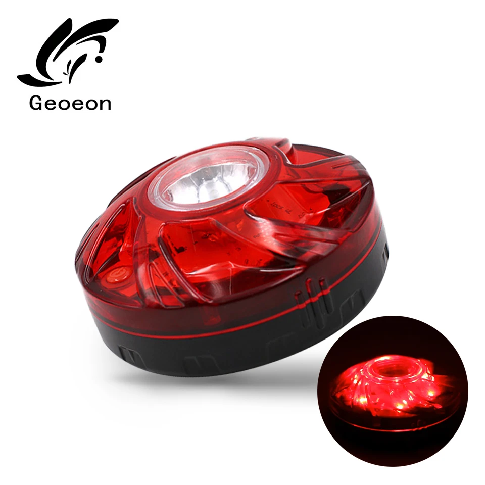Многофункциональный Аварийный сигнальный фонарь Geoeon красный Дорожный магнитное
