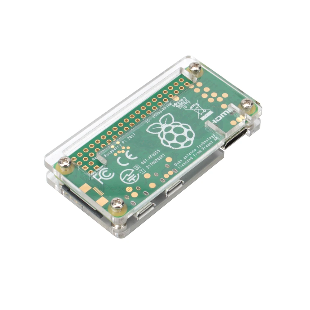 Корпус Raspberry Pi Zero W, акриловая коробка, черный, синий цвет, Корпус Корпуса, совместимый с Raspberry Pi Zero W Pi Zero Pi 0