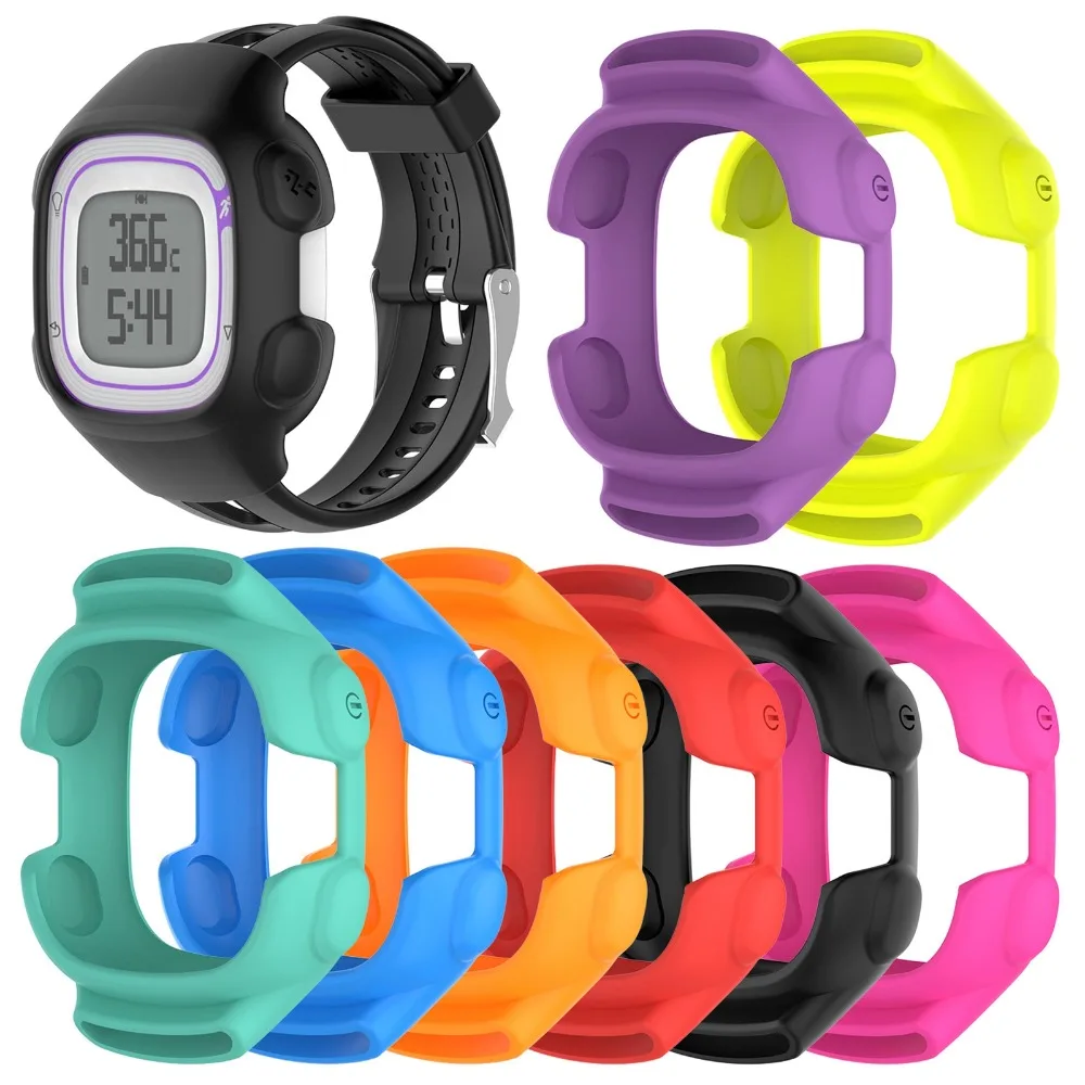 XBERSTAR запасной Мягкий Силиконовый протектор для часов чехол Garmin Forerunner 10/15