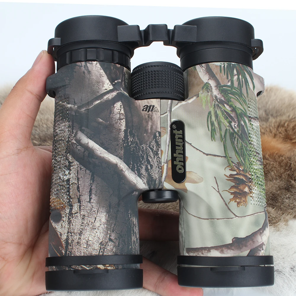 Ohhunt 10x42 камуфляж бинокль высокой мощности телескоп BAK4 Призма Оптика