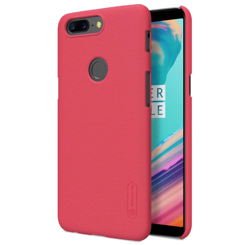 OnePlus 5T чехол матовый A5010 Nillkin Frosted Shield Жесткий Чехол для | Мобильные телефоны и