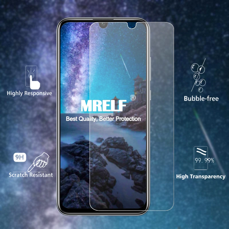 2.5D 9H закаленное стекло Huawei P Smart 2019 Защитная пленка для экрана на телефон Honor 10 Lite |