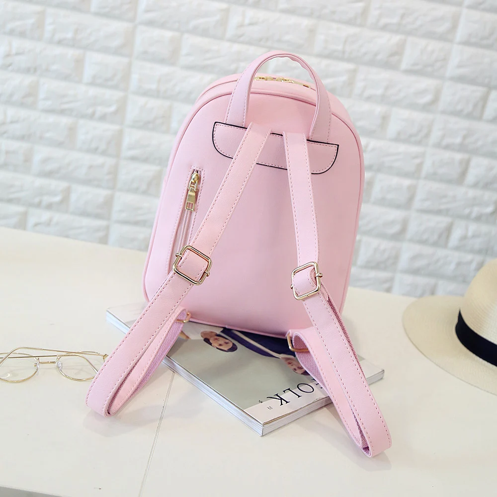 Модные женские туфли рюкзак Дизайнер Высокое качество кожа твердые Рюкзаки для