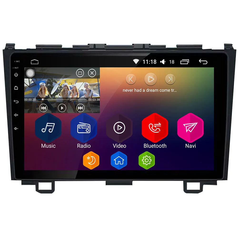 " ips 4G DSP Carplay Android 8 Восьмиядерный 4 Гб ОЗУ 64 Гб ПЗУ BT, rds автомобильный dvd-плеер Стерео gps ГЛОНАСС для Honda CRV CR-V 2006-2011