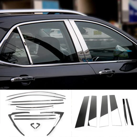 Новые Оконные Планки Рамка внешние молдинги Стайлинг украшения из нержавеющей