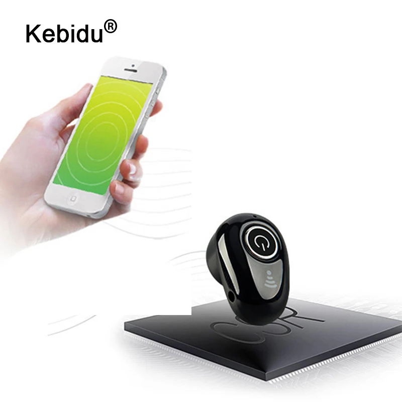 Беспроводная Bluetooth гарнитура kebidu S650 Mini V4.1 стереонаушники вкладыши наушники