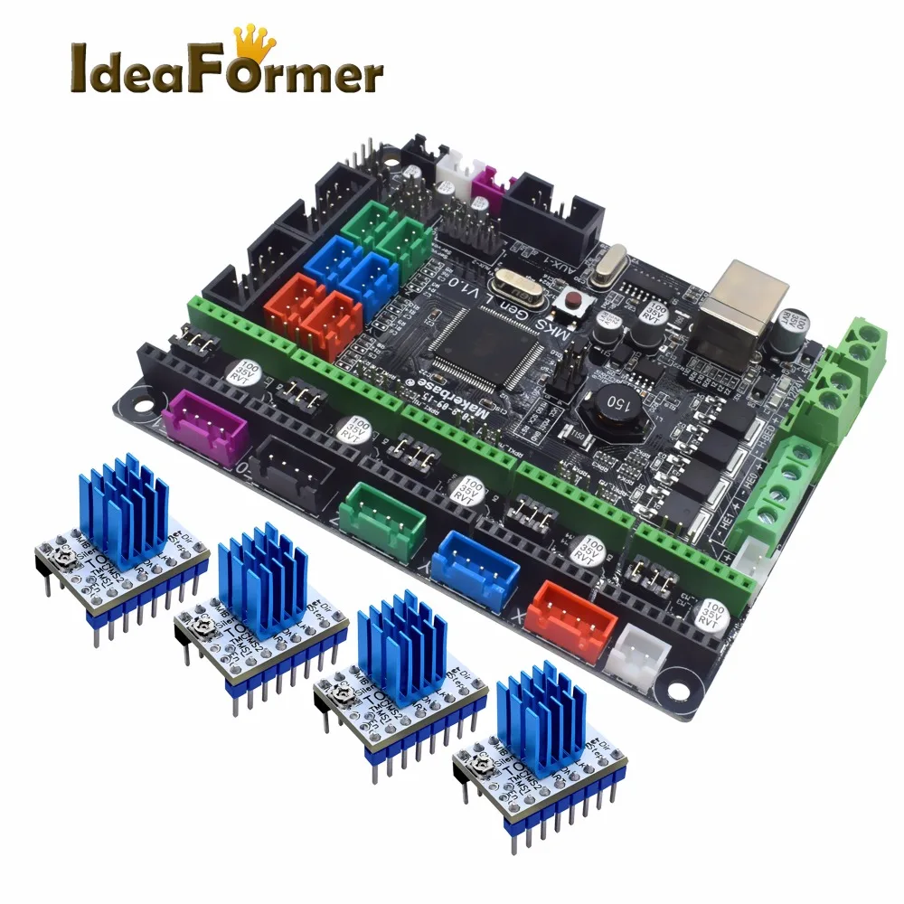 Плата PCB MKS Gen L V1.0 с интегрированным управлением плата Reprap Ramps 1 4 + шт.