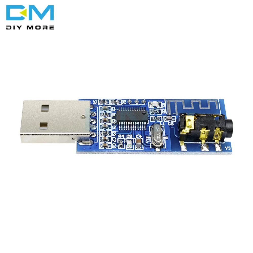 USB Bluetooth 4 0 аудио приемник беспроводной модуль голосовой плеер со светодиодной