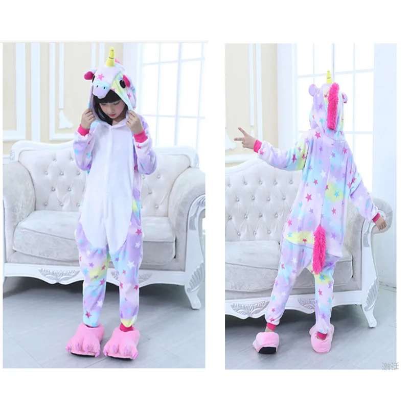 Новые детские пижамы с героями мультфильмов PegaCorn Детский костюм для косплея