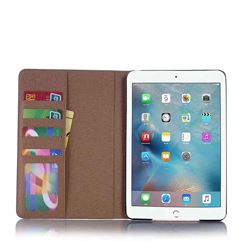Чехол для iPad Air 1 2 5th 6 Новый 9 7 &quot2017 2018 Pro чехол Смарт кожаный Слот карт Стенд kimTHmall |
