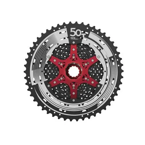 sunracing MX8 11-50 t 11 скоростей mtb велосипедная кассета mtb Велосипедное колесо кассета 11 50T велосипедный маховик велосипед - Цвет: MX8 50T black red
