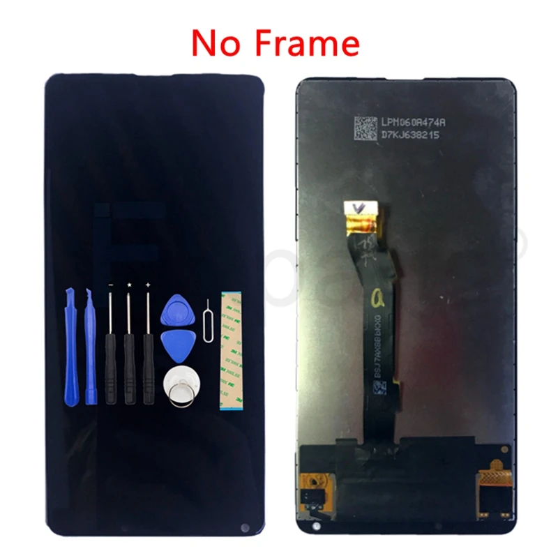 100% новый ЖК дисплей для Xiaomi Mix 2S Mix2S сенсорный экран дигитайзер в сборе стеклянная