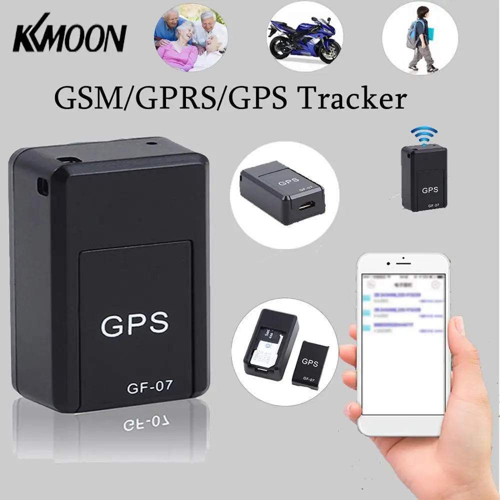 GF07 GSM/GPRS мини автомобильный gps трекер с автоматической зарядкой в режиме