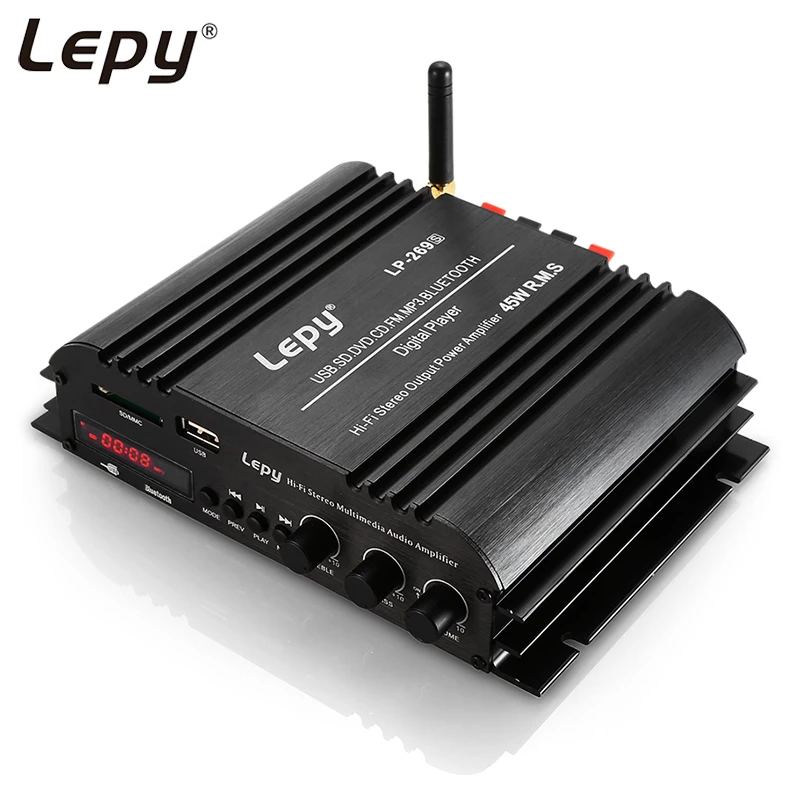 Lepy LP 269 S Bluetooth 4.0 автомобилей Мощность Усилители домашние 2 канала Hi Fi стерео аудио