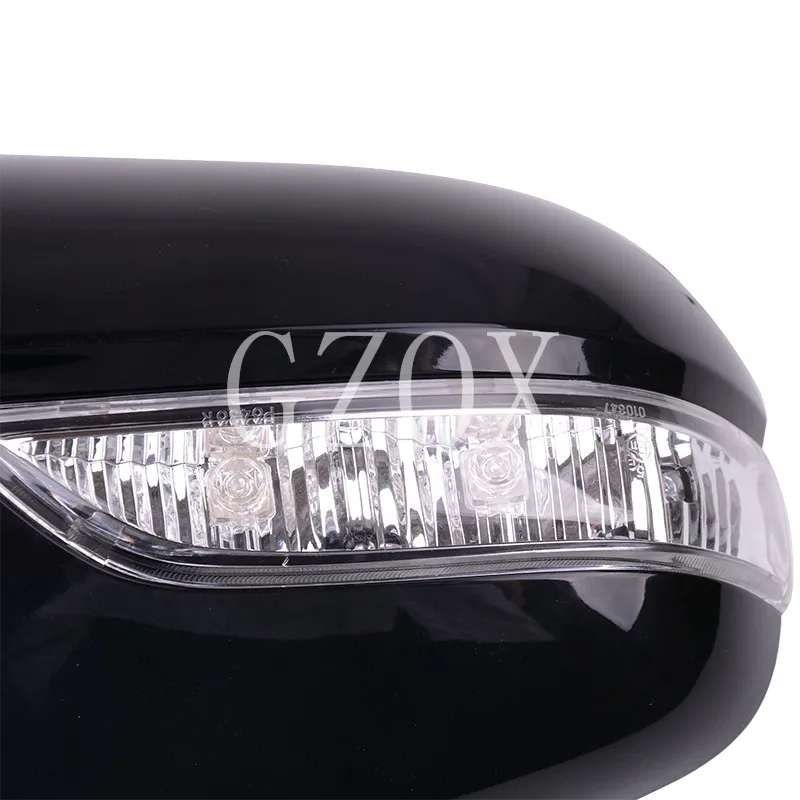 Capqx для ACCORD 2008 2009 2010 2011 2012 2013 Acura RX 2009 2010 боковое зеркало крышка с светодиодный поворотник OEM#76251-SJA-G01