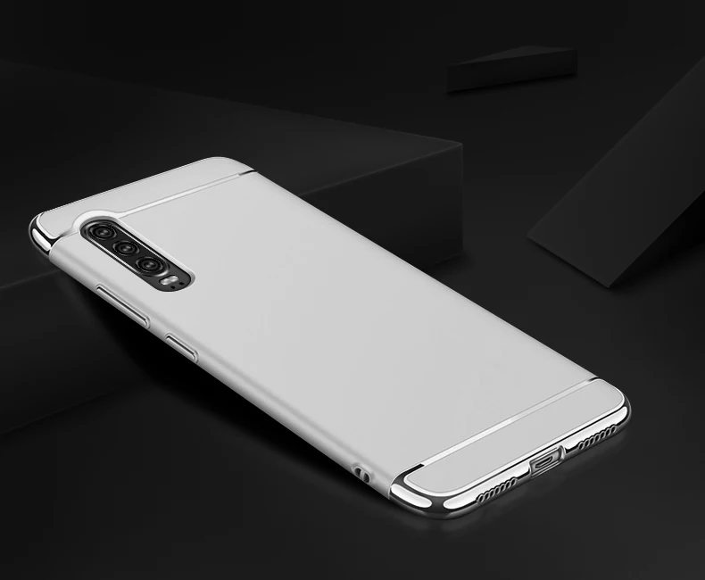 Серебристый Роскошный Матовый чехол для huawei P30 Lite P 30 Pro, противоударный защитный жесткий чехол на заднюю панель для huawei P30 Lite Nova 4e, защитный чехол для телефона s - Цвет: Серебристый